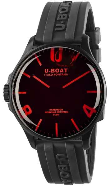 Image of U-Boat Watch Darkmoon 44 Red Glass PVD UB-1023