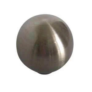 Image of BQ Satin Nickel Effect Round Internal Knob Cabinet Knob