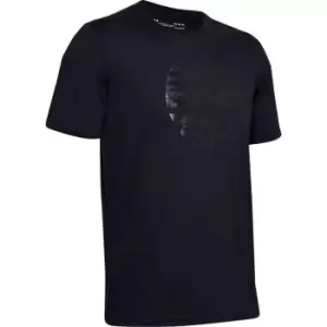 Image of Under Armour Armour Sc30 Camo T Shirt Mens - Black