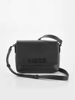 Image of HUGO Brenda Logo Crossbody - Black, Women