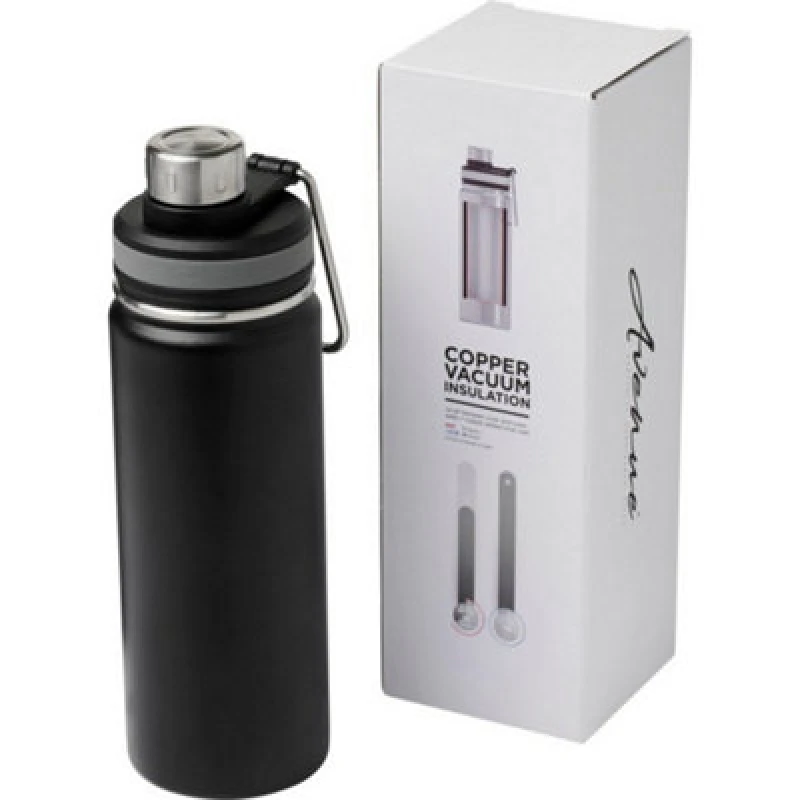 Image of Avenue Avenue Gessi Vacuum Insulated Sport Bottle in Black One Size Unisex 5059444647901