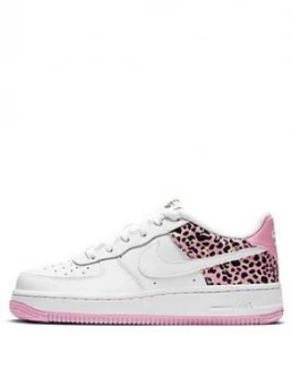 Image of Nike Air Force 1 Low Junior Trainer - White, Size 3