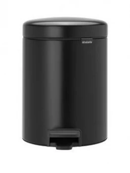 Image of Brabantia Matt Black Recycle Bathroom Pedal Bin