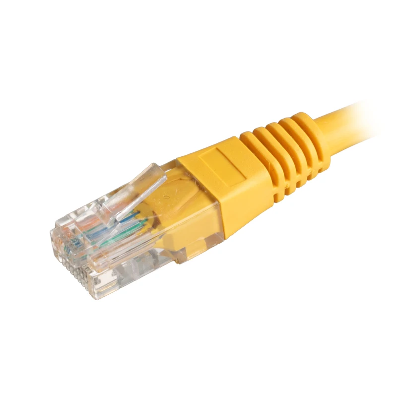 Image of Cablenet CNL 100PK 1M C5e Yw UTP PVC 24AWG FMB networking cable