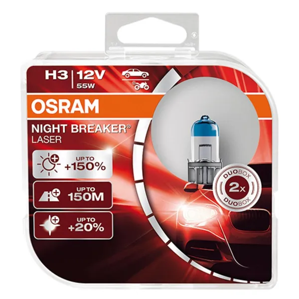 Image of OSRAM Light Bulbs VW,AUDI,MERCEDES-BENZ 64151NL-HCB Bulb, spotlight