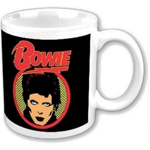 Image of David Bowie - Diamond Dogs Flash Logo Boxed Standard Mug