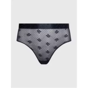 Image of TOMMY HILFIGER High Waist Bikini Lace - Blue