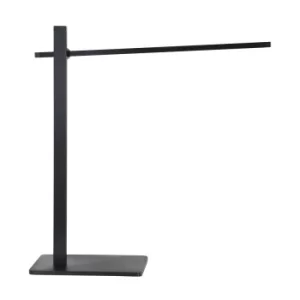 Image of Location Desk Task Lamp Black Matt Brushed, Plastic Matt