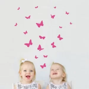 Image of CC37 Pink Decorative Wall Sticker