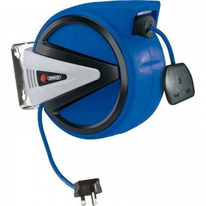 Image of Draper Retractable Extension Lead Cable Reel 20m