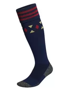 Image of Adidas Ajax Away 22/23 Socks, Navy, Size 13-2