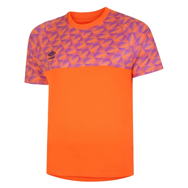 Image of Umbro Umbro Men Flux Goalkeeper Jersey in Terracotta Size: Small Terracotta S Male 5063425875696
