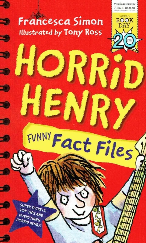 Image of Horrid Henry Funny Fact Files by Francesca Simon World Book Day Paperback Francesca Simon Books