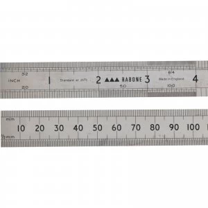 Image of Stanley 64R Engineers Steel Rustless Rule 6" / 150mm