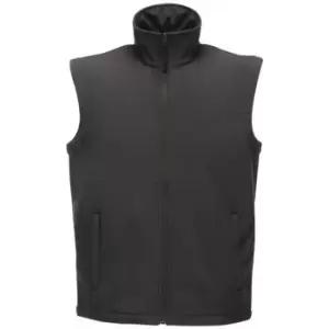 Image of Professional CLASSIC Softshell Bodywarmer mens Coat in Grey - Sizes UK S,UK M,UK L,UK 3XL