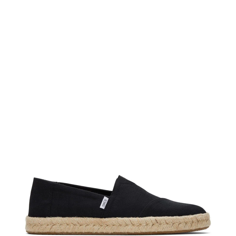 Image of Toms Toms Alpargata Rope 2.0 Shoe - Black 8 Male
