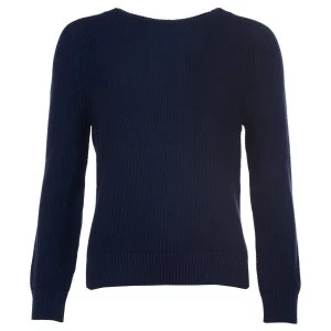 Image of Barbour Womens Shoreline Knit Navy 14