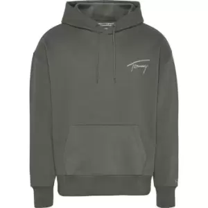 Image of Tommy Jeans Signature Hoodie - Green