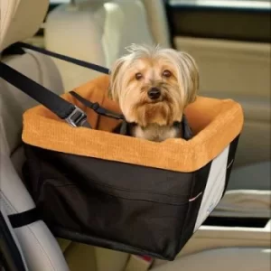 Image of Kurgo Skybox Dog car seat Black, Orange
