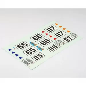 Image of Killerbody Decal Sheet Lancia Beta Montecarlo (Num/Drivers)