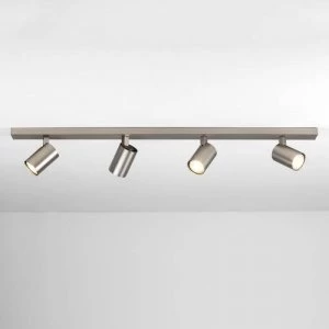Image of 4 Light Spotlight Bar Matt Nickel, GU10