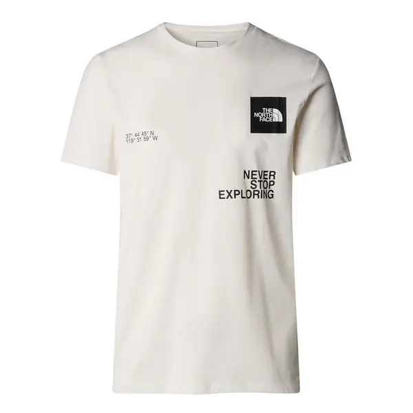 Image of The North Face M Foundation Coordinates Graphic Te - White S