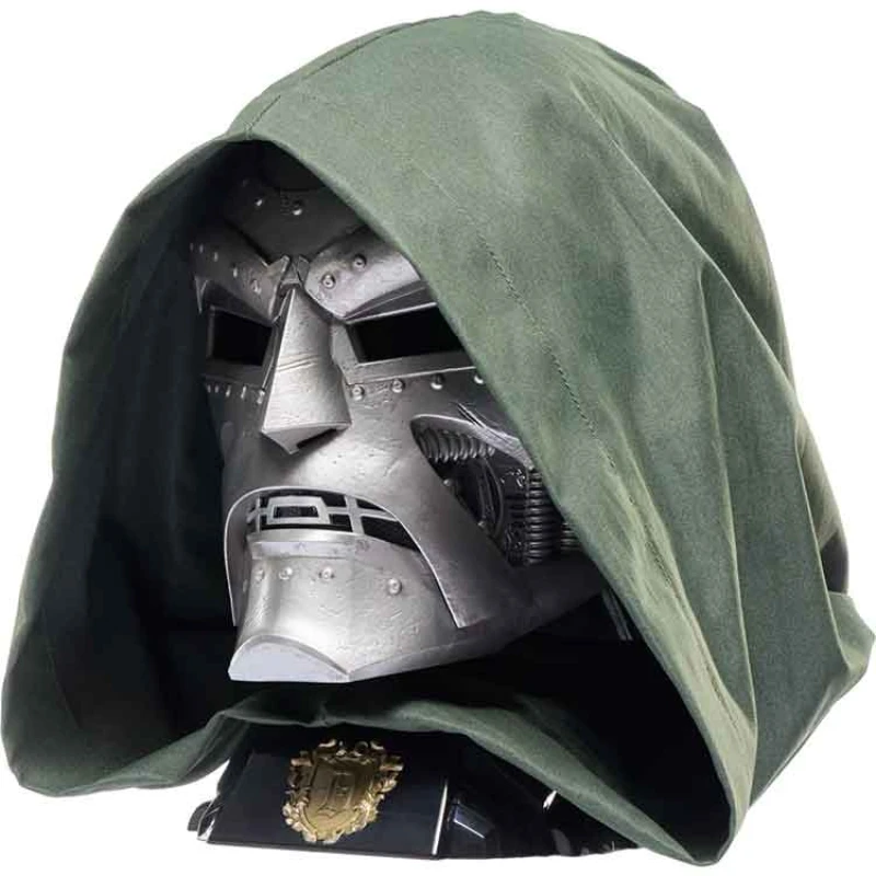 Image of Hasbro Marvel Legends Series Doctor Doom Premium Roleplay Helmet, Fantastic Four Collectible Gear Toys
