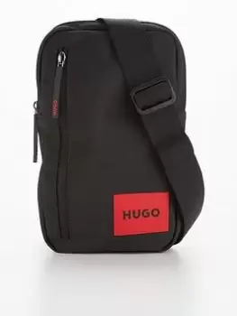 Image of HUGO Ethon Monostrap Bag, Black, Men