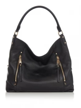 Image of Michael Kors Evie large shoulder tote bag Black