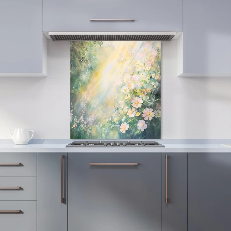 Image of Designer Kitchen Splashbacks Ava Sterling: 00008 Kitchen Splashback Size: 700mm x 650mm Multicolor Unisex 700mm x 650mm