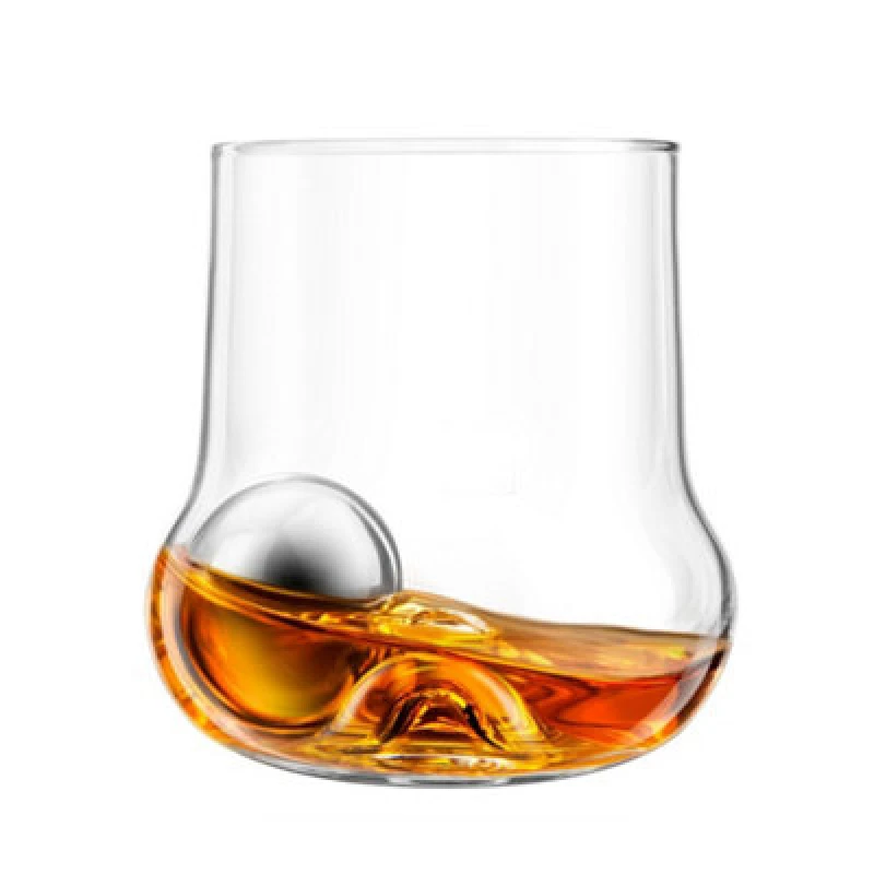 Image of Final Touch Rock Roller Glass 3 Piece Set Clear unisex