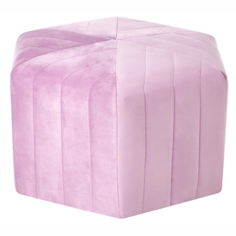 Image of Beliani Pouffe Murietta Velvet Light Violet