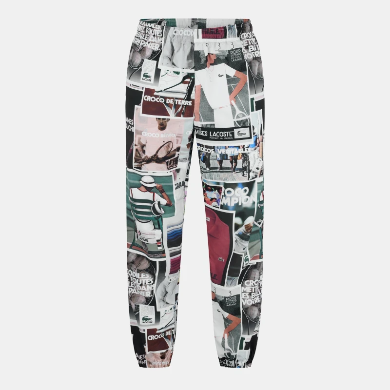Image of Lacoste Unisex Adults Closed Cuff Woven Tracksuit Joggers Multico unisex 2XS