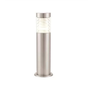 Image of LED 1 Light Outdoor Bollard Light Marine Grade Brushed Stainless Steel IP44