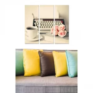 Image of MDF5054976 Multicolor Decorative MDF Painting (3 Pieces)