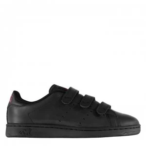 Image of Lonsdale Leyton Ladies Trainers - Black/Cerise