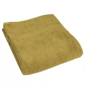 Image of The Linen Yard Loft 4 Pack Bath Sheet Cotton - Ochre