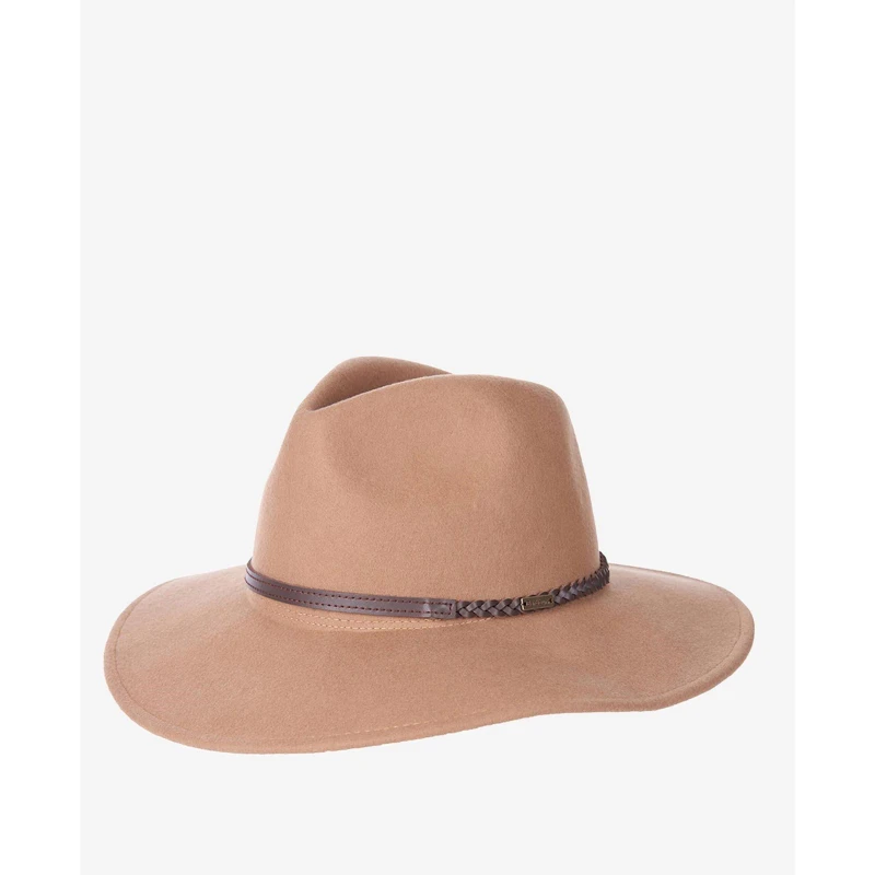 Image of Barbour Tack Fedora Camel female Medium