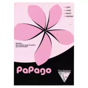 Image of Papago Pale Pink A4 Copier Paper, 80GSM (Pk-500)