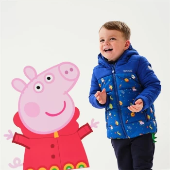 Image of Regatta Boys Peppa Insulated Jacket - Surfsp/Surfs