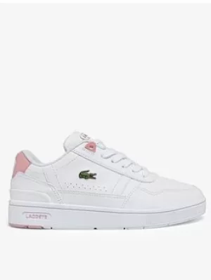 Image of Lacoste T-CLIP 0121 1 SUC WHT/LT PNK, White/Pink, Size 1 Older