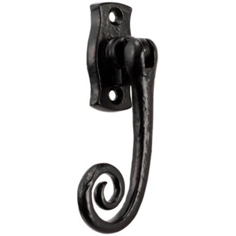 Image of Loops Left Handed Espagnolette Window Fastener Locking Black Antique 24 x 58mm Black unisex