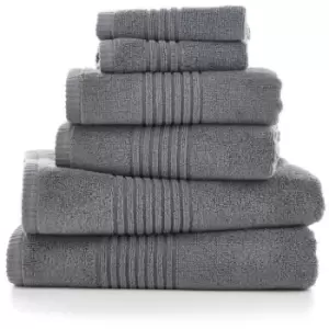 Image of Deyongs Quik Dri - Dark Grey - Face, Cotton, Face Cloth (4 Pack)