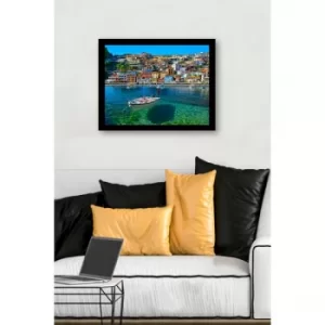 Image of SC0590 Multicolor Decorative Framed MDF Painting