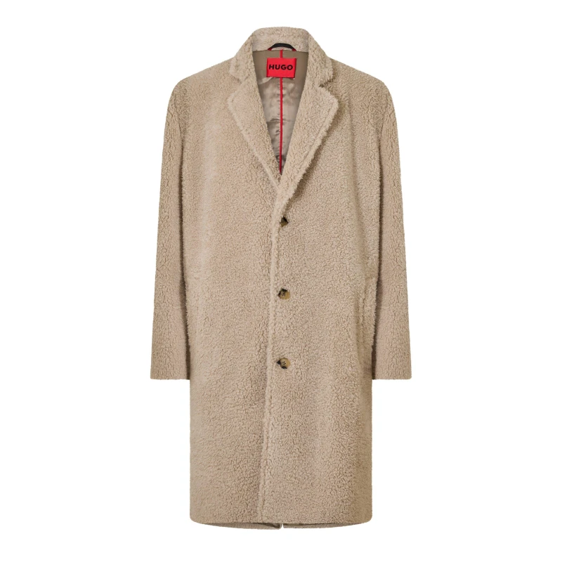 Image of Hugo Merlon2341 10220298 01 Overcoat Mens Natural male M