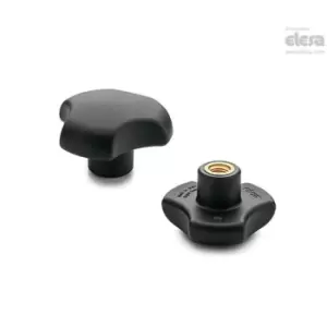 Image of ELESA Solid knob-VTT.40-B-M8