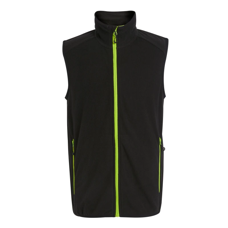 Image of Regatta Professional Mens Fleece Gilet in Pale Green Size: Small Pale Green Male S