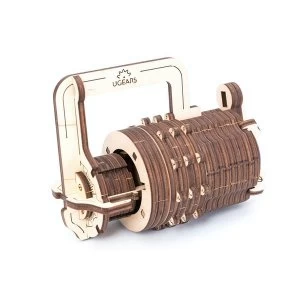 Image of Combination Lock UGears 3D Wooden Model Kit
