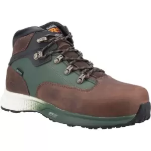 Image of Timberland Pro Euro Hiker Hiker Safety Footwear Brown/Green Size 7