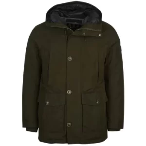 Image of Barbour Mens Arctic Parka Jacket Olive Small